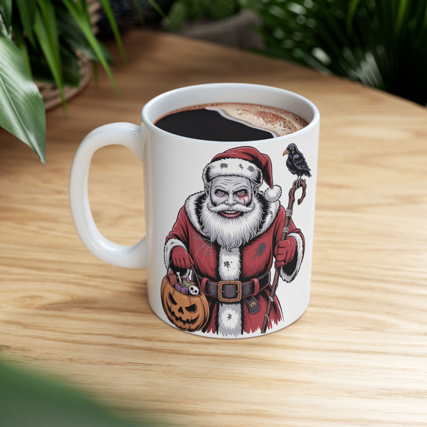 Halloween Santa Mug
