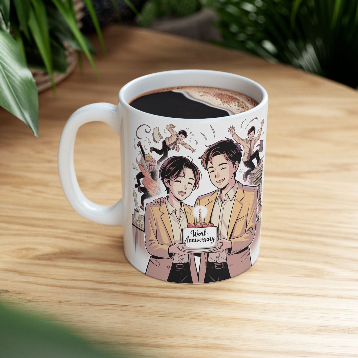 Mug - Work Anniversary in Chaos Ceramic Mug (11oz, 15oz)