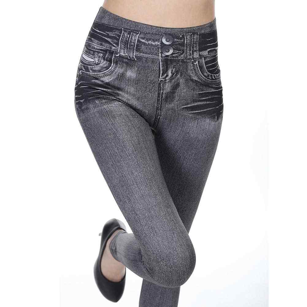 High-Waisted Denim Jeggings – Stretchy, Stylish & Comfortable - Mugs and Threads 