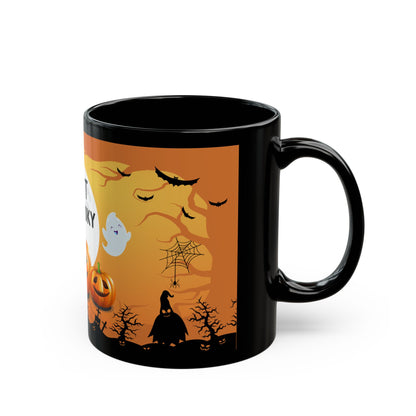 Coffee Mug Pumpkin Design Halloween