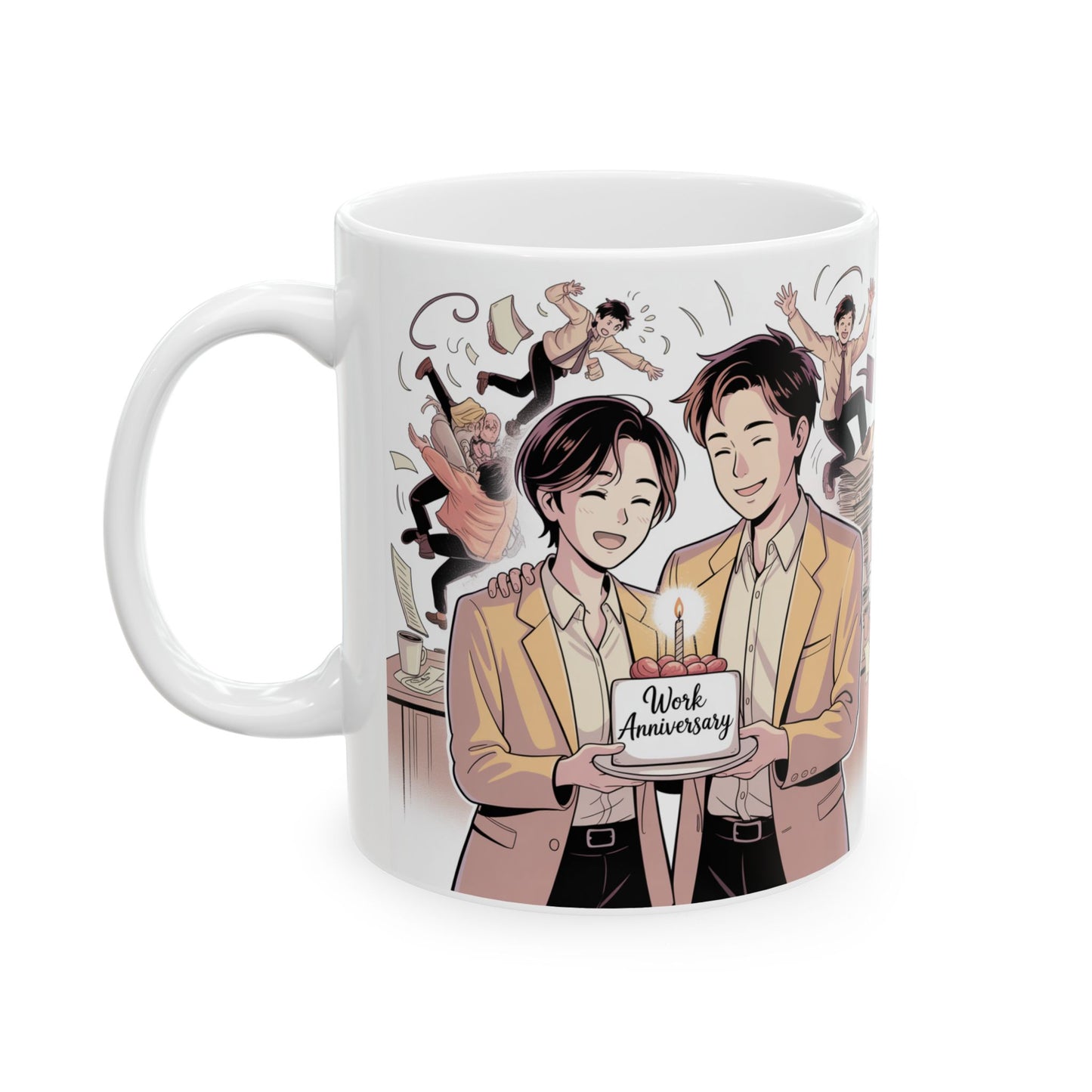 Mug - Work Anniversary in Chaos Ceramic Mug (11oz, 15oz)