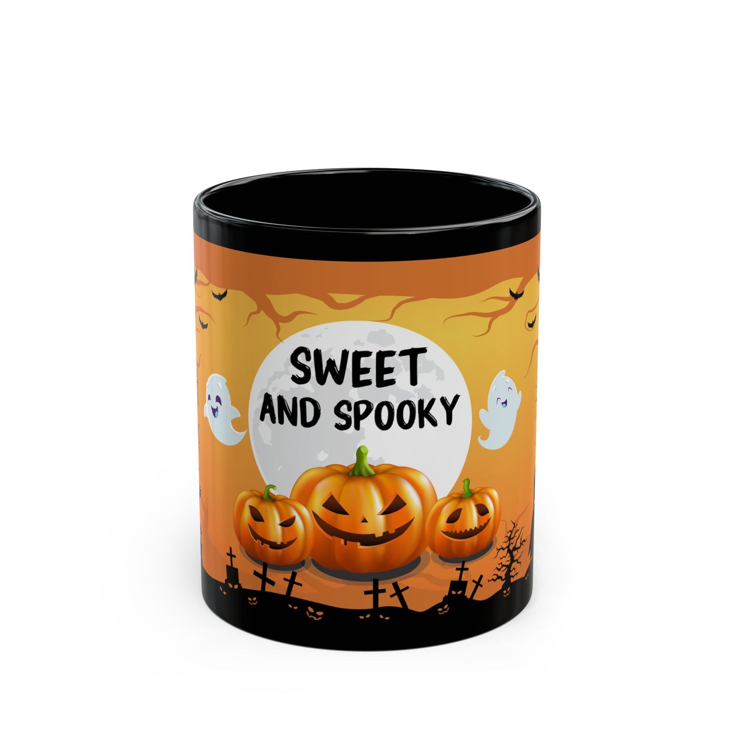 Coffee Mug Pumpkin Design Halloween