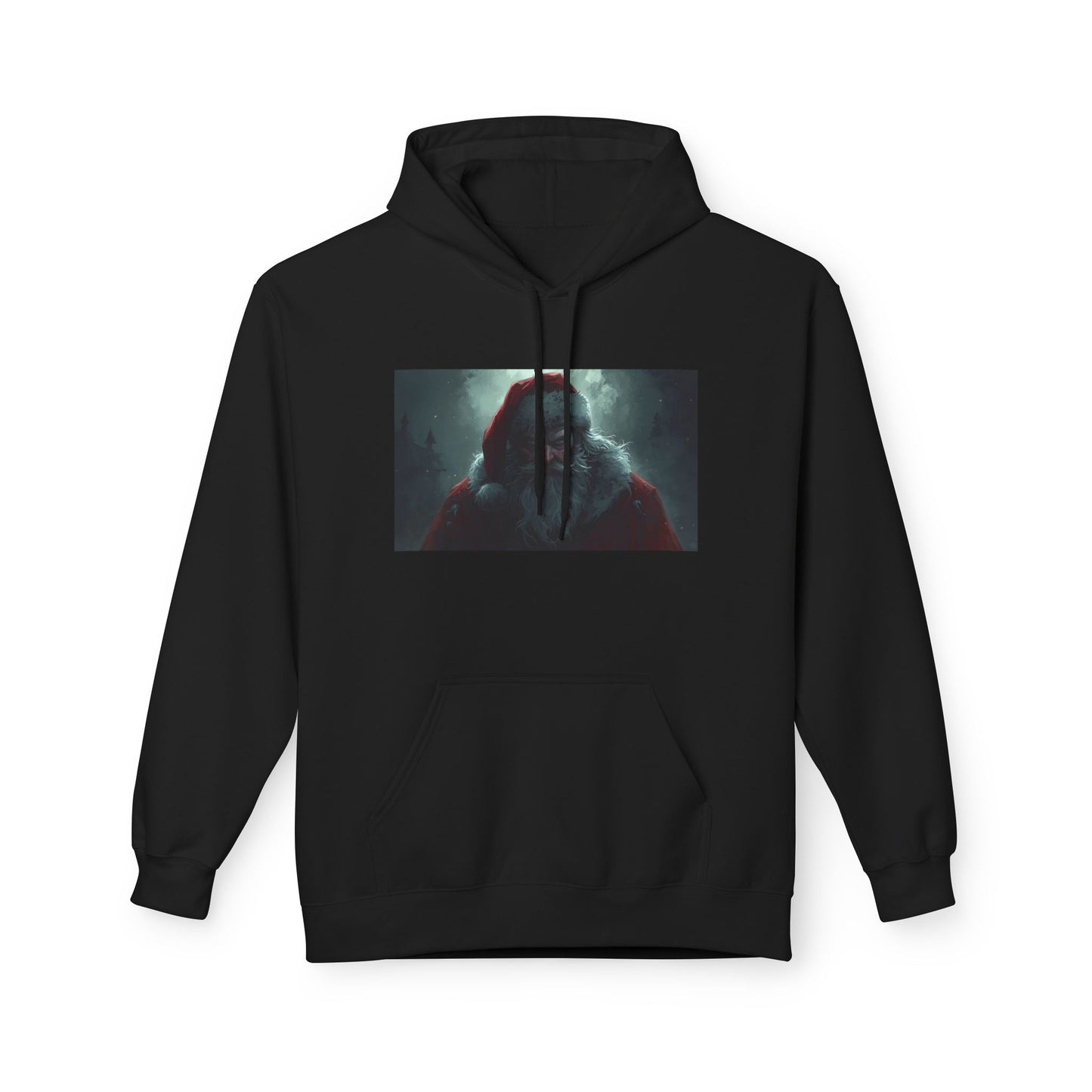 Dark Santa Clause Fleece Hoodie