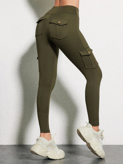 High-Waist Gym Leggings with Pockets – Stretchy, Stylish & Comfortable - Mugs and Threads 